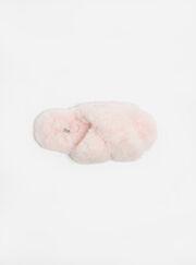 Cross band slider slippers